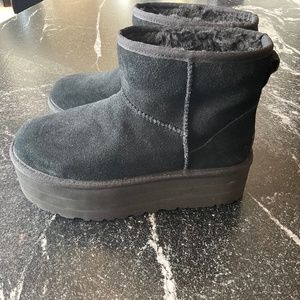 BRAND NEW UGG Mini Platform Black 8